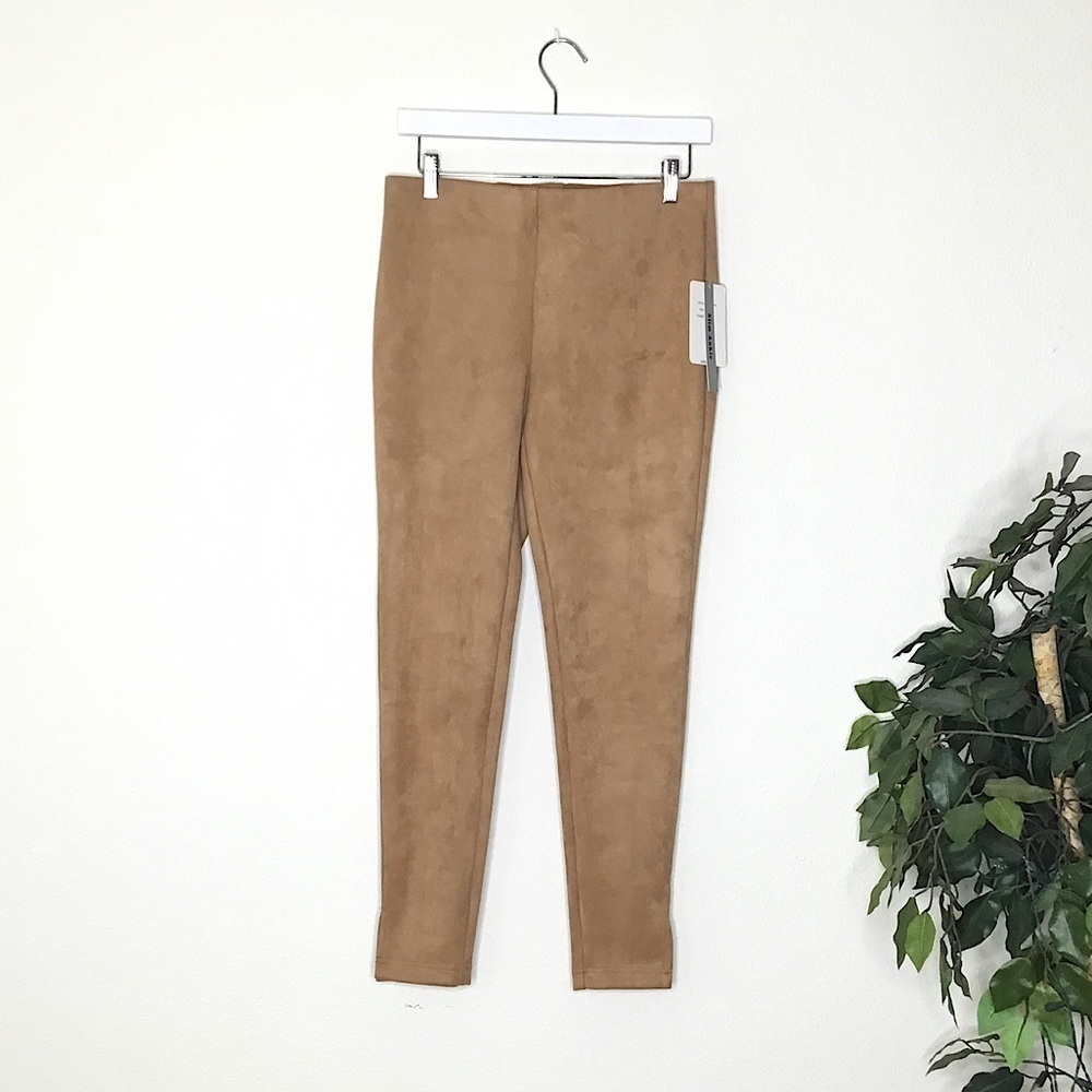NWT Zac & Rachel Camel Crushed Velvet Pants